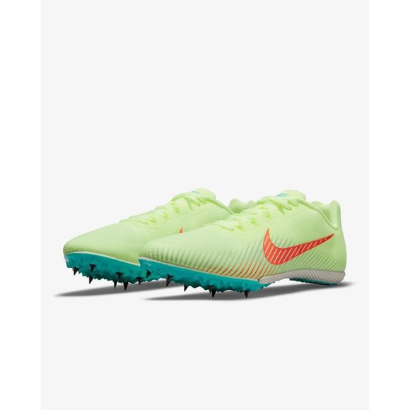 Nike Zoom Rival M 9 Track Spikes AH1020-700 Yellow Size 14 - Picture 1 of 9